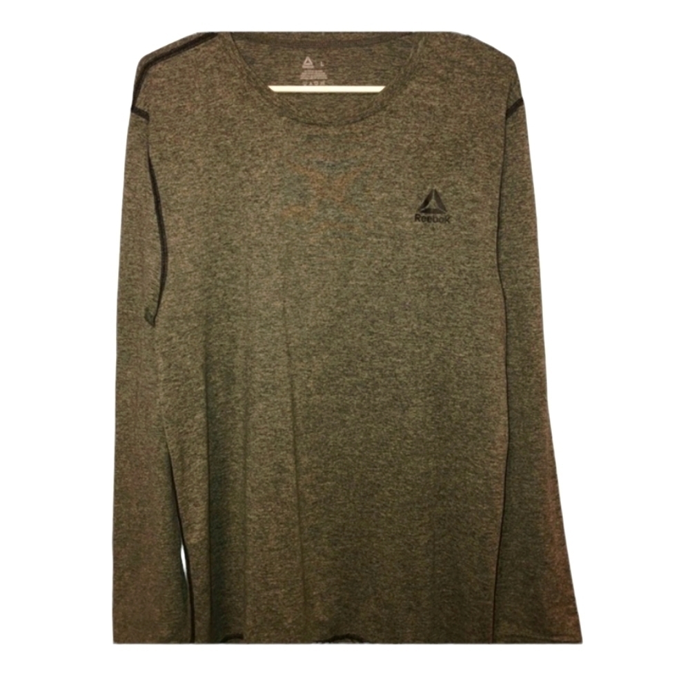 Reebok size large gray long sleeve shirt